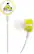 Front Standard. Gear4 - Angry Birds Tweeters Earbud Headphones - Yellow.