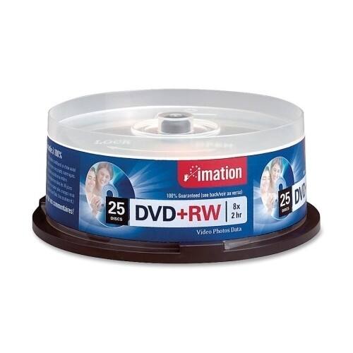 Best Buy Imation DVD Rewritable Media DVD+RW 8x 4.70 GB 25 Pack
