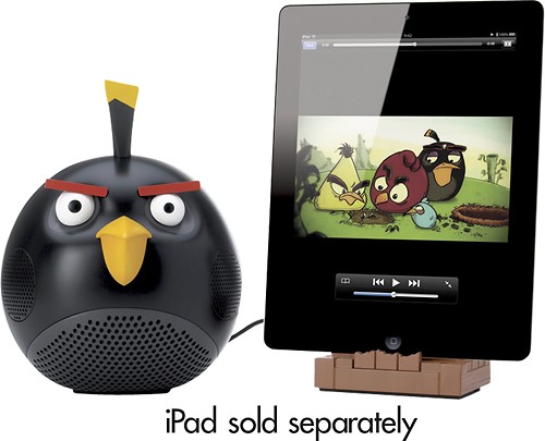  Gear4 - Black Bird Speaker for Apple® iPod®, iPhone® and iPad® - Black