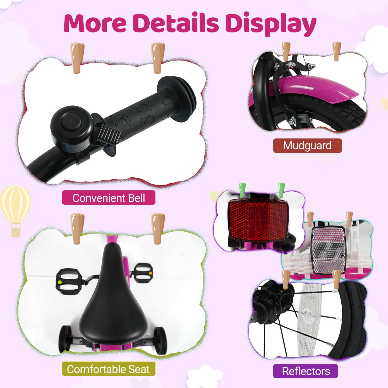 More Details Display

- Convenient Bell
- Mudguard
- Comfortable Seat
- Reflectors