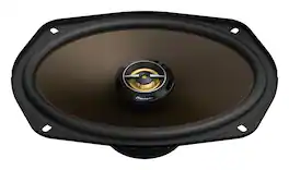 Pioneer - 6" x 9" 2-way Car Speakers Aramid Fiber-reinforced IMPP cone (Pair) - Black