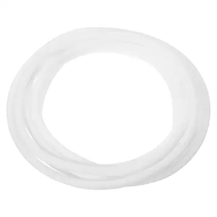 Front. Unique Bargains - Split Sleeve Wire Loom 3/16" 9.84Ft Self Wrapping Braided Sleeve UL94-V2 Fireproof PET for Automotive Home - White.