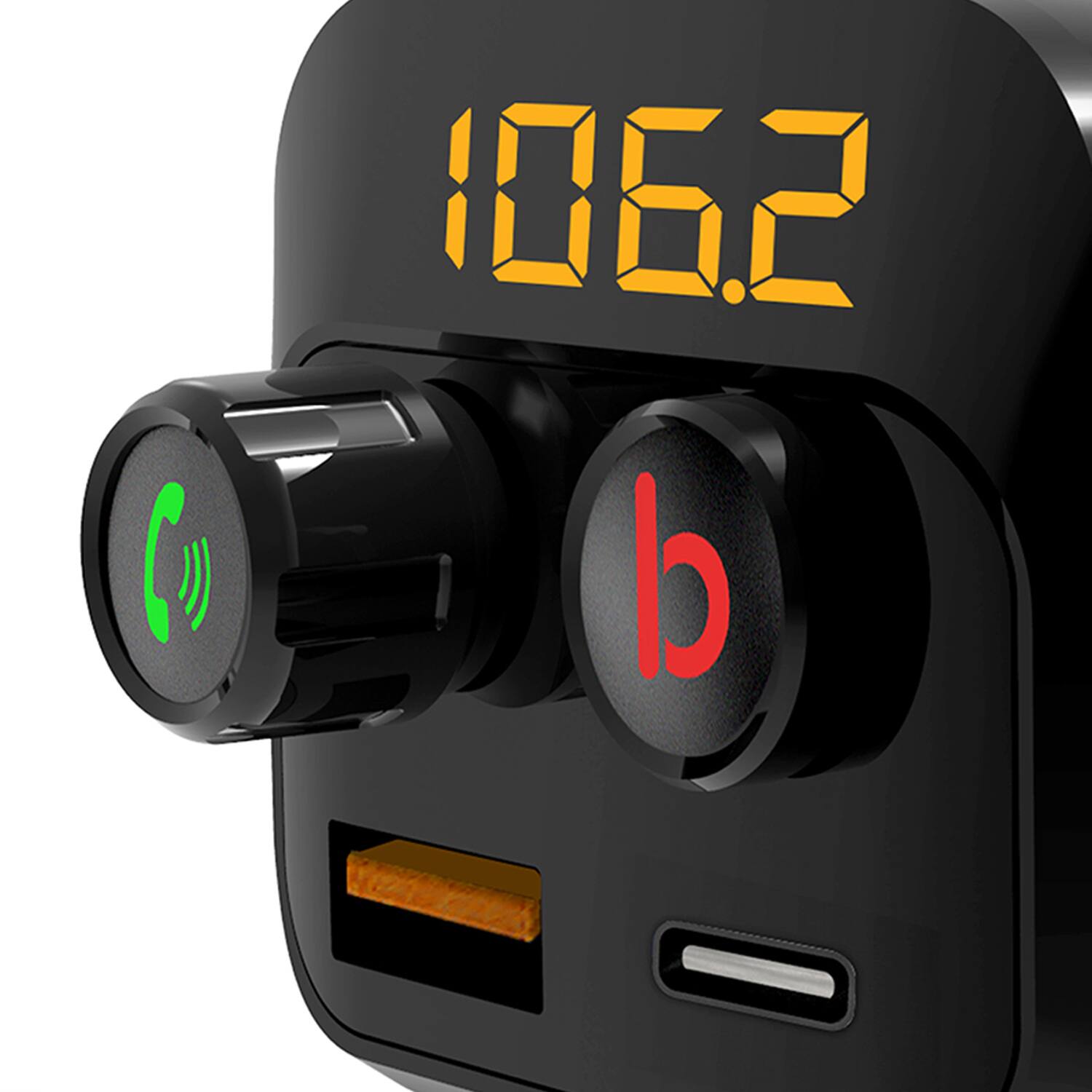 Back. ToughTested - FM Transmitter with Bass Boost TT-FM-BST - Orange.