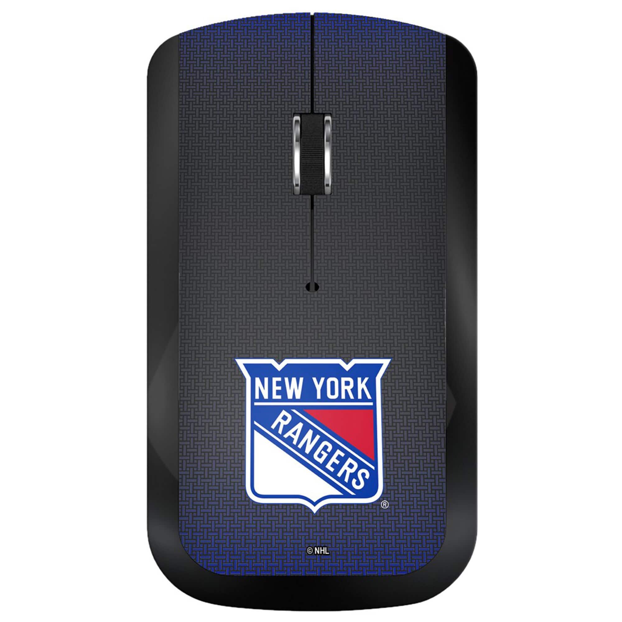 Keyscaper - New York Rangers Wireless USB Computer Mouse - Wireless - Black