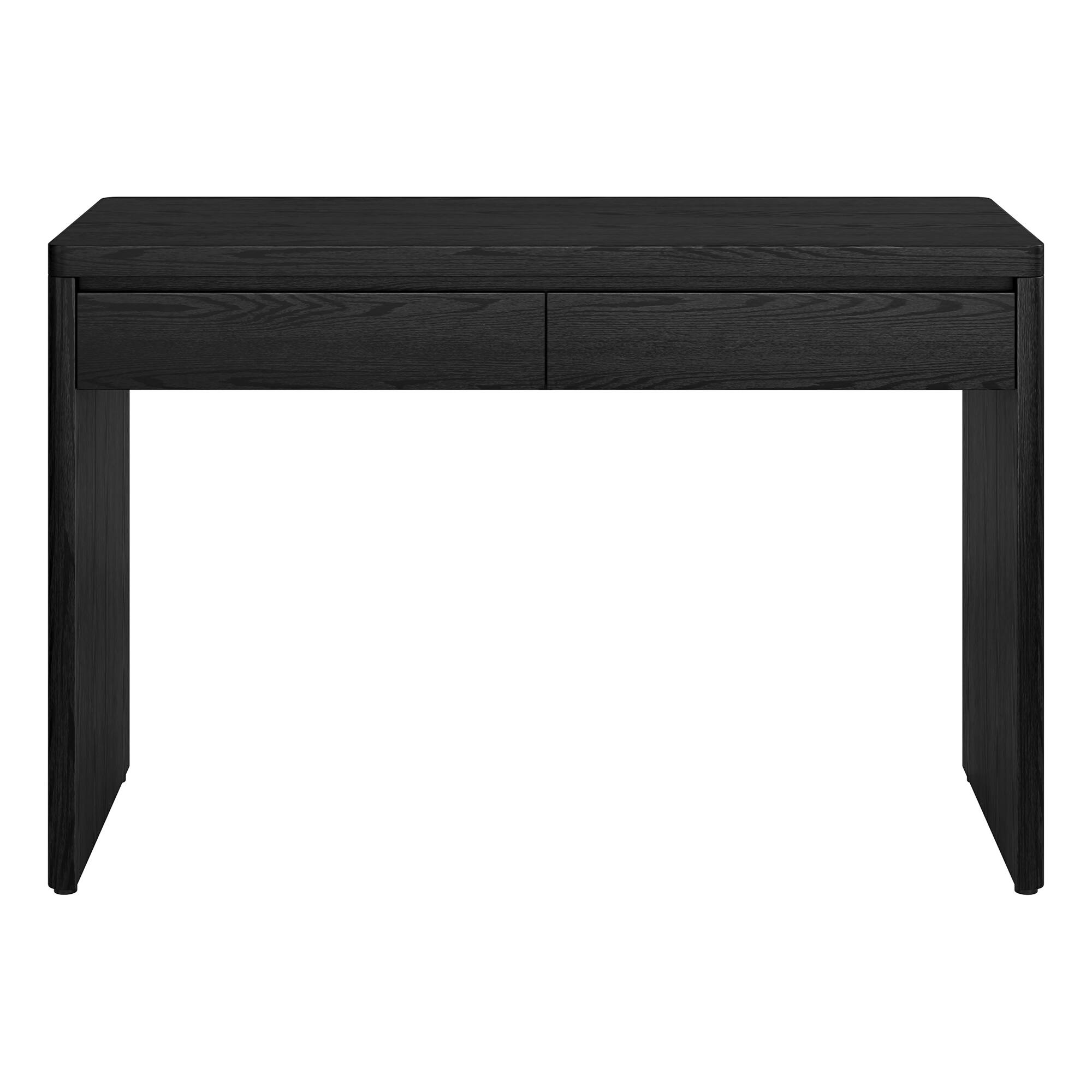 Alt View 1. Hudson&Canal - Ashcroft 48'' Wide Rectangular Desk - Black Grain.