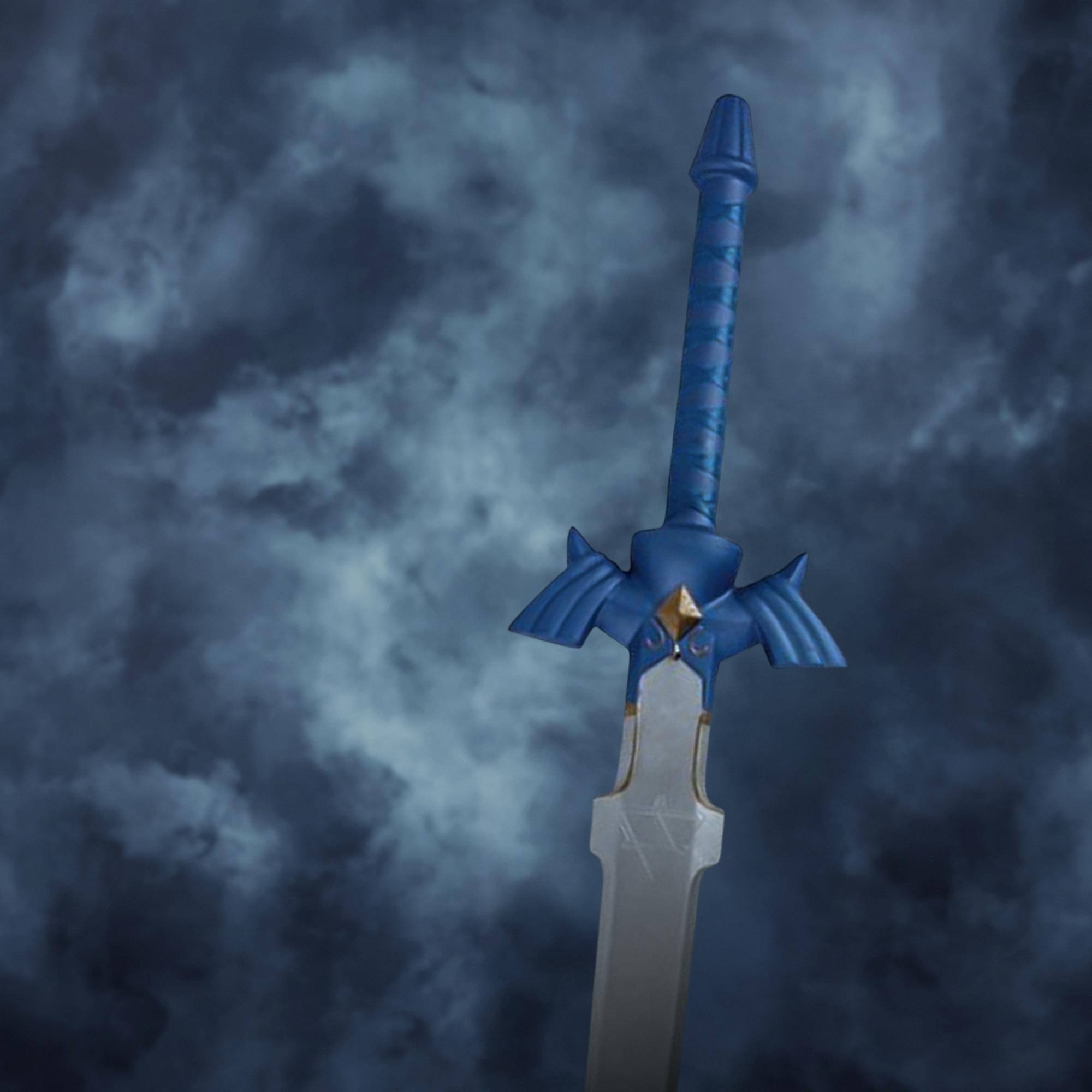 Alt View 10. The Legend of Zelda - Legend of Zelda: Twilight Princess 43" Foam LARP Master Sword Replica - Grey.