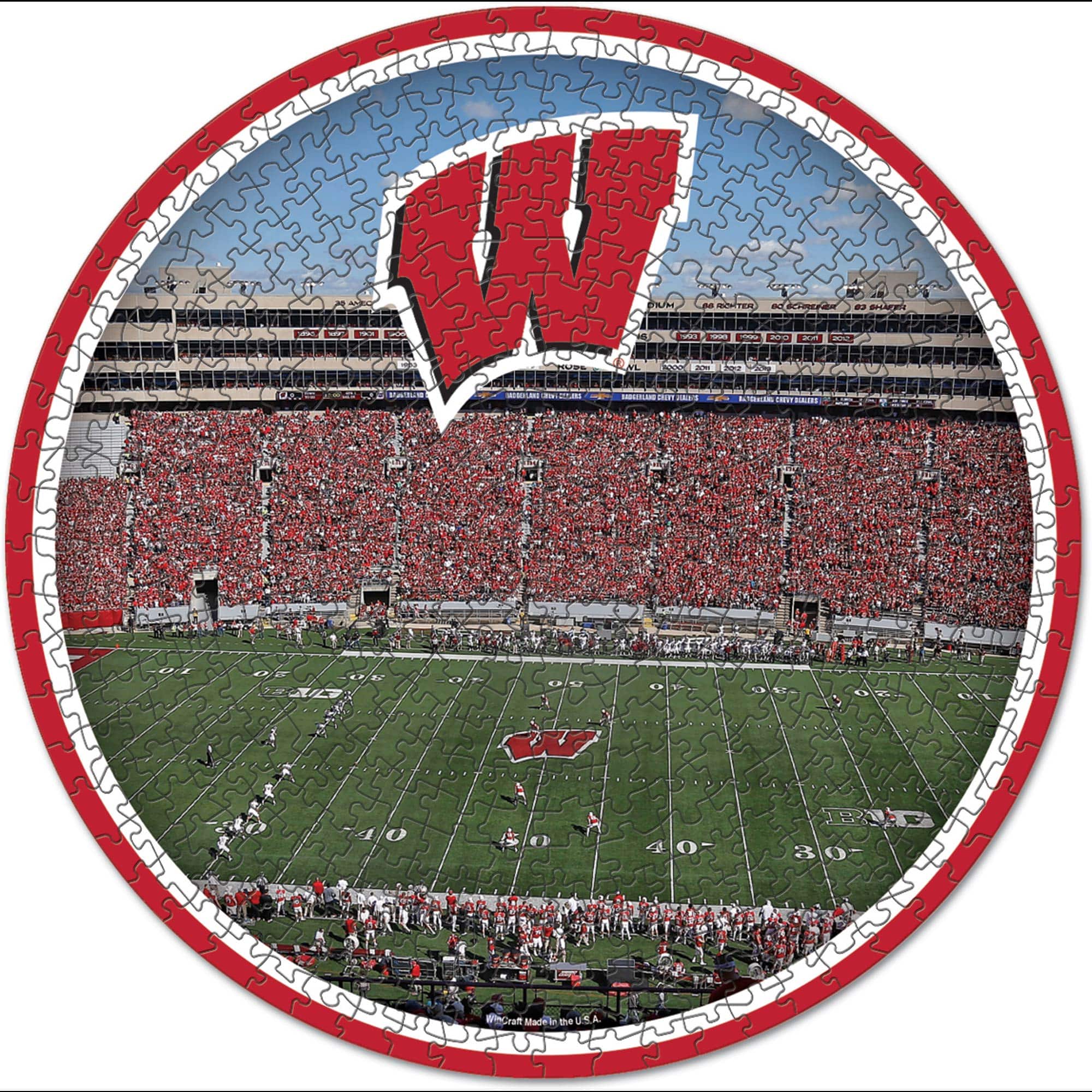 WinCraft - Wisconsin Badgers Round 500-Piece Puzzle - Multicolor price history on PriceWatchPro