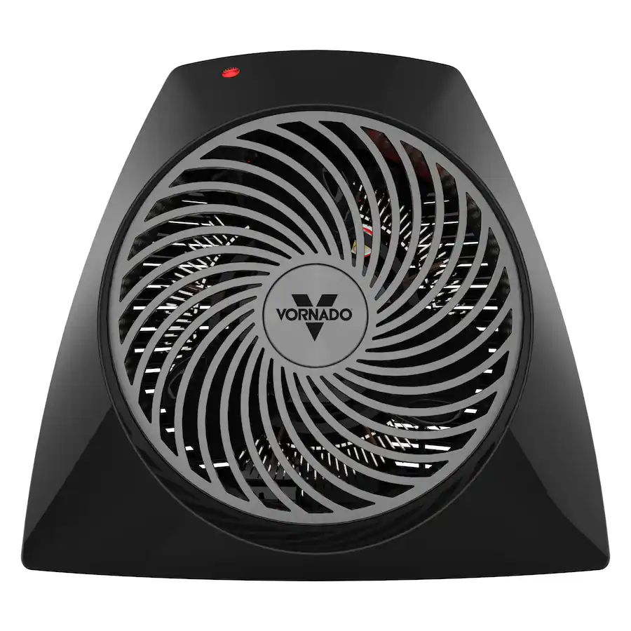 Vornado VH204 750 watts Indoor Electric Fan Space Heater with Advanced Safety Features Black
