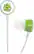 Front Standard. Gear4 - Angry Birds Tweeters Earbud Headphones - Green.