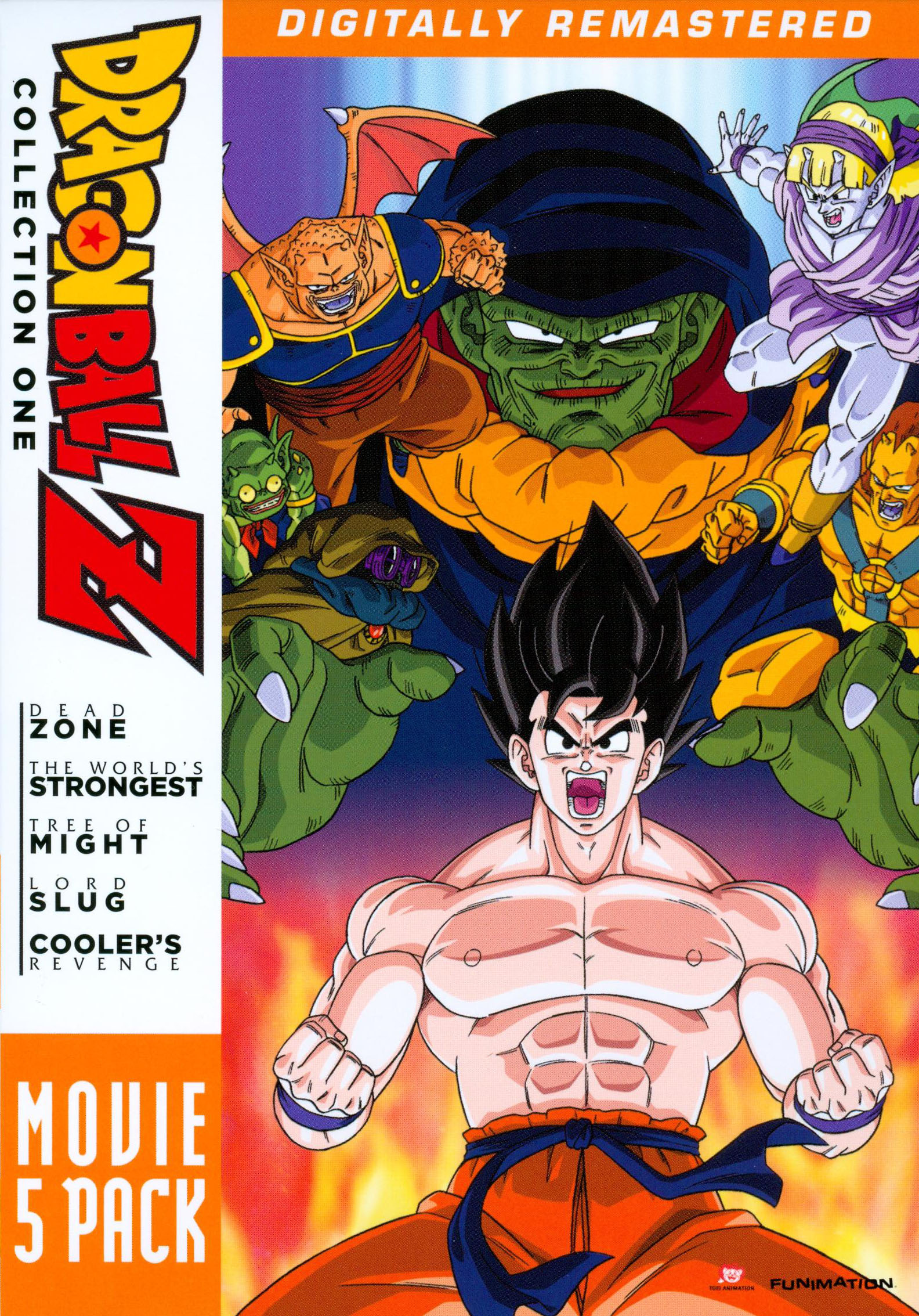 Dragonball Z Movie 4 Pack Collection One 5 Discs Dvd Best Buy