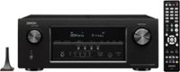 Front Zoom. Denon - 1295W 7.2-Ch. 4K Ultra HD and 3D Pass-Through A/V Home Theater Receiver - Black.