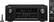 Front. Denon - 1295W 7.2-Ch. 4K Ultra HD and 3D Pass-Through A/V Home Theater Receiver - Black.