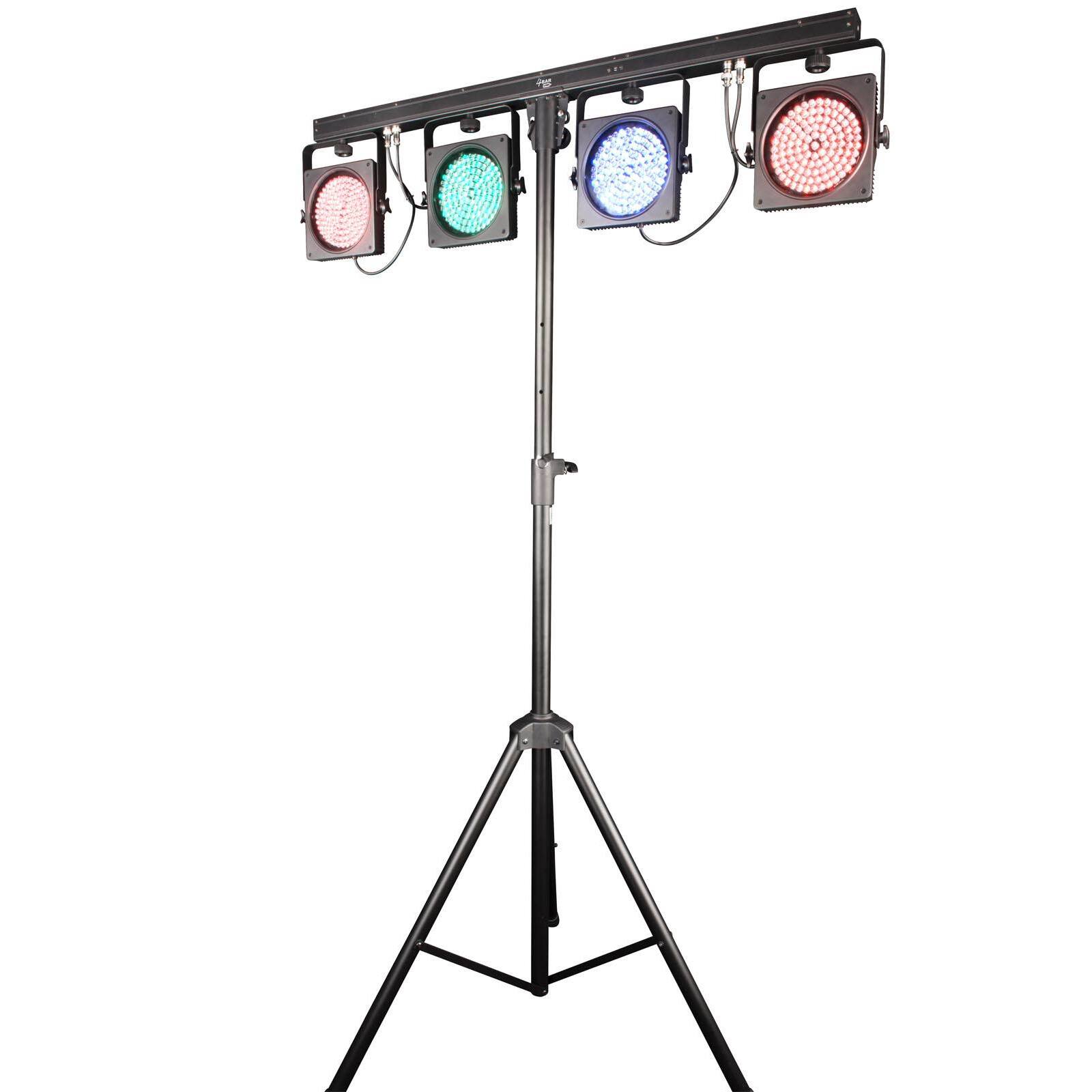 Alt View 10. CHAUVET DJ - 4BAR ILS LED Wash Light System with Tripod, Wireless Footswitch, 432 RGB LEDs, ILS/D-Fi DMX Stage Lighting.