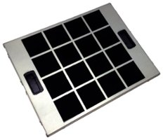 Charcoal Filter for Select Bosch Recirculating Range Hoods - Black/silver - Front_Zoom