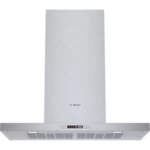 Bosch 500 Series - 30 inches - Externally Vented & Recirculating - Wall Range Hood - Stainless Steel