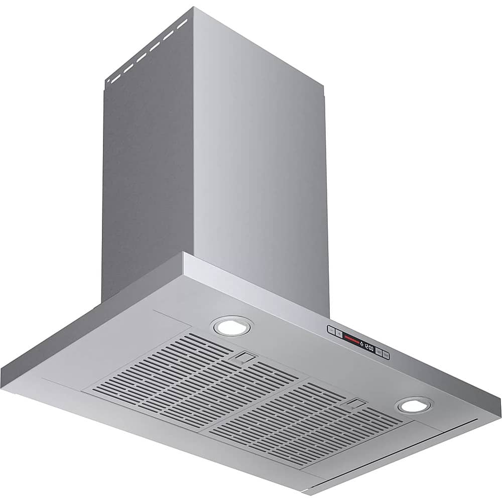 Alt View 13. Bosch - 500 Series 30" Externally Vented Range Hood - Stainless steel.