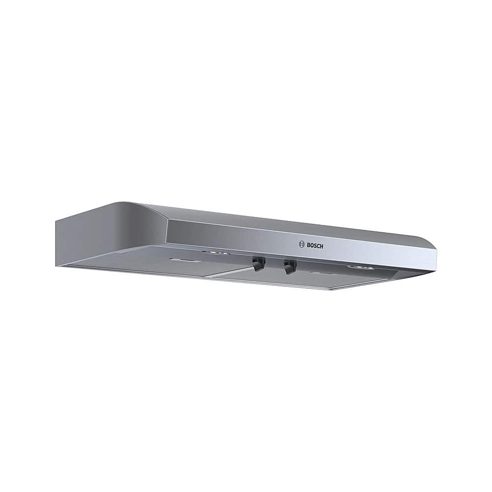 Angle. Bosch - 500 Series 36" Externally Vented Range Hood - Stainless steel.