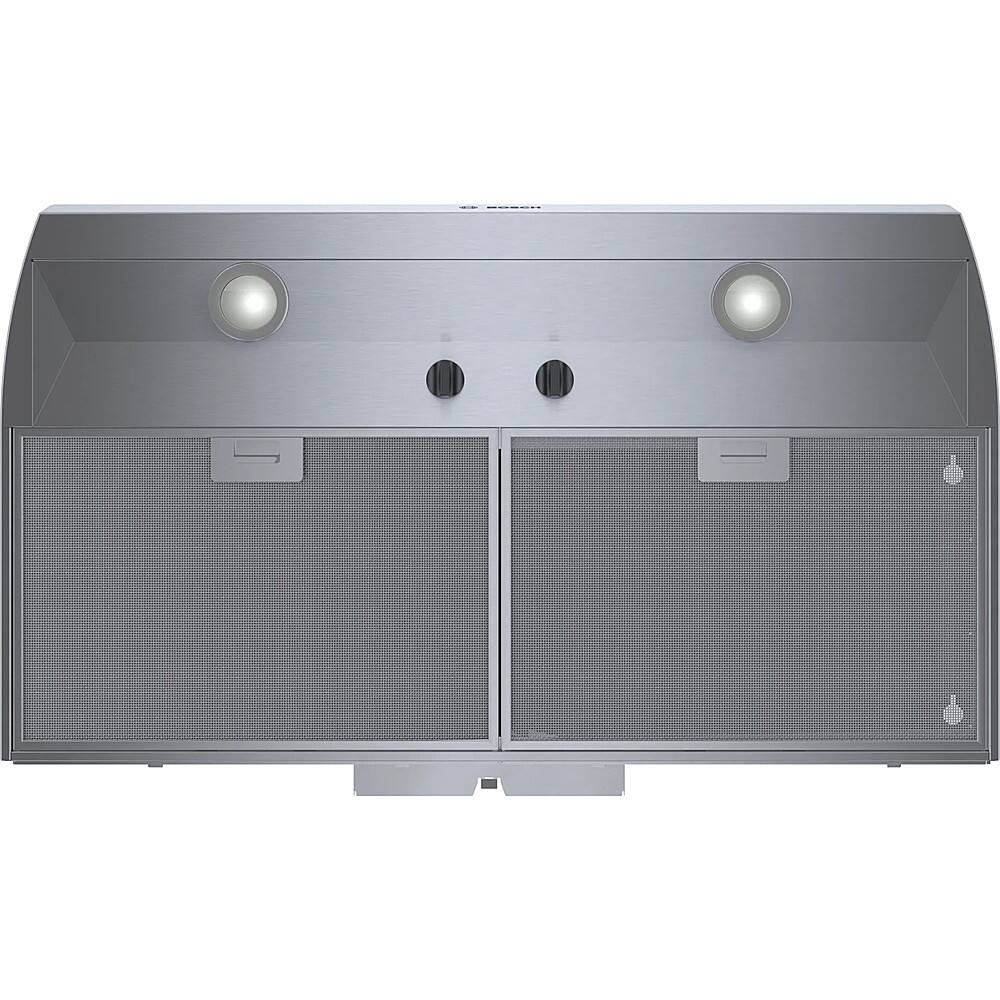 Alt View 14. Bosch - 500 Series 36" Externally Vented Range Hood - Stainless steel.