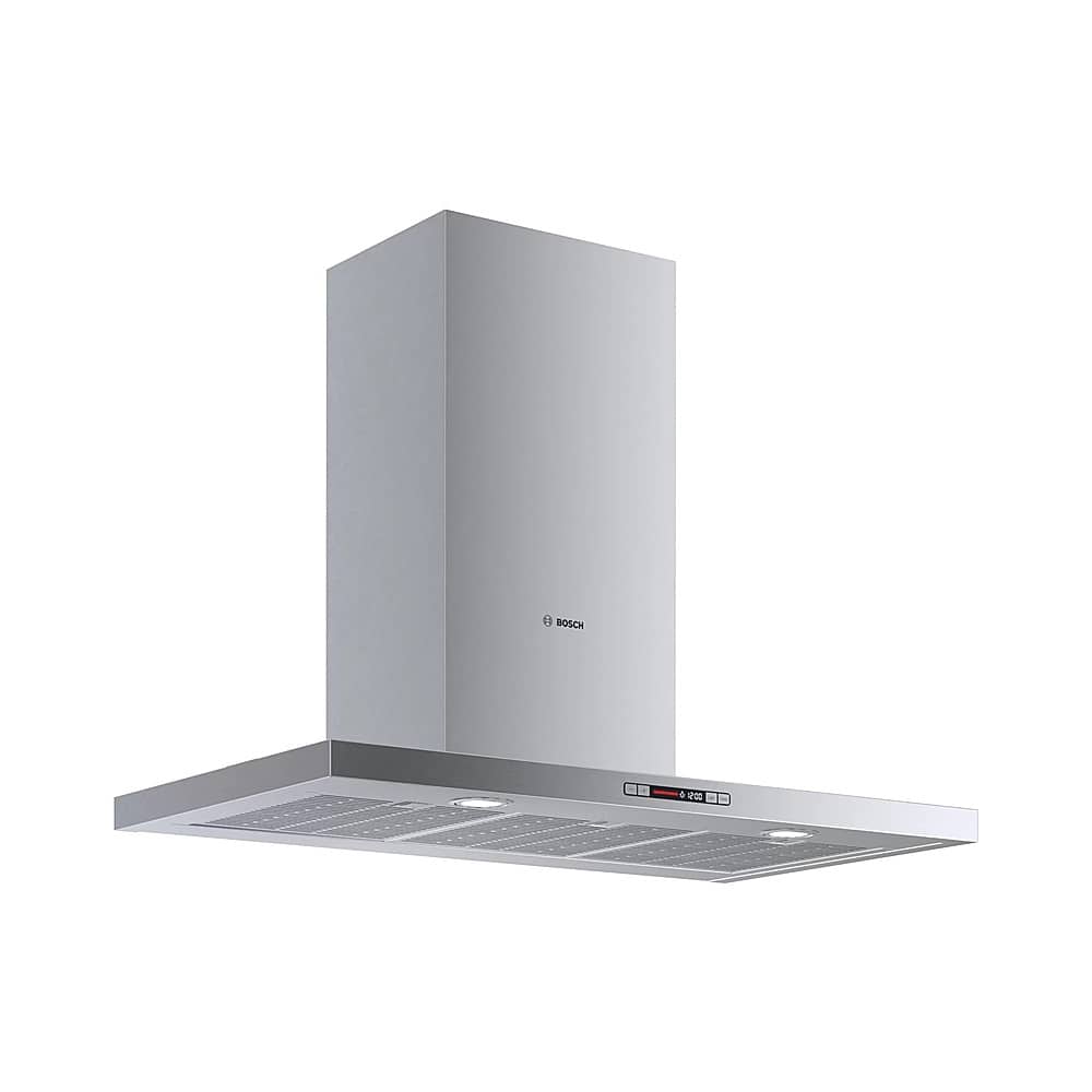 Angle. Bosch - 500 Series 36" Externally Vented Range Hood - Stainless steel.