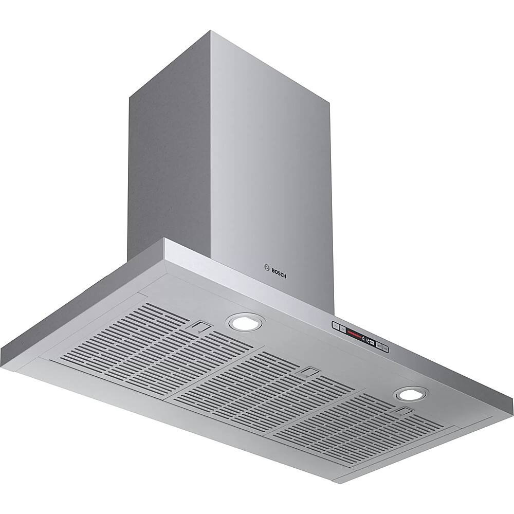 Alt View 13. Bosch - 500 Series 36" Externally Vented Range Hood - Stainless steel.