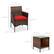 - Chair:
- Height: 32.25 in.
- Width: 21.75 in.
- Depth: 24.75 in.
- Seat Height: 17.75 in.
- Seat Depth: 20 in.
- Armrest Height: 23 in.
- Table:
- Height: 15.75 in.
- Width: 15.75 in.