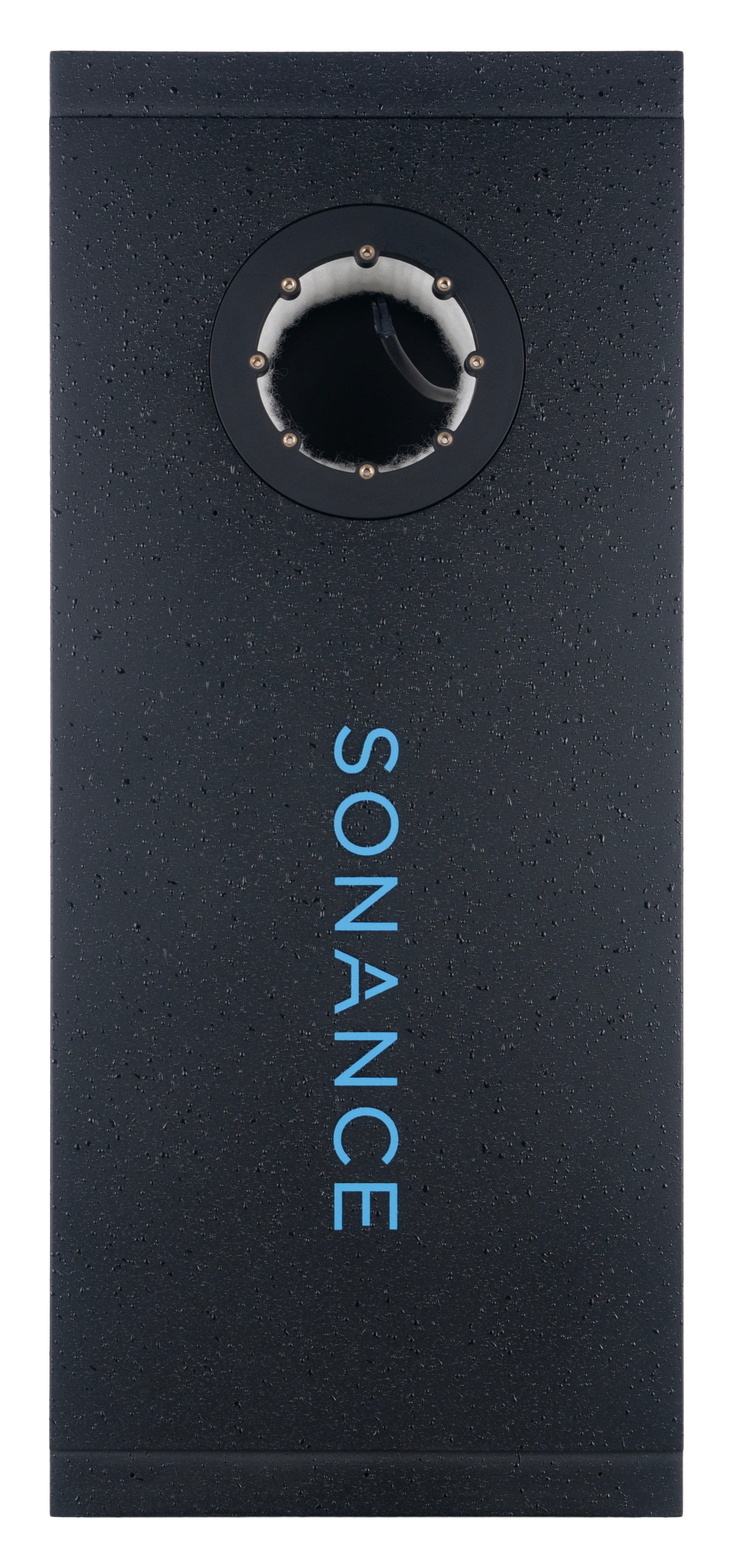 Angle. Sonance - SA4-66-COMPLETE-T - Small Aperture 4" 2-Way In Ceiling Speaker (Each) - Paintable White.