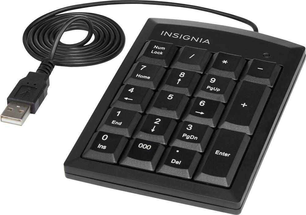 Left. USB Numeric Keypad.
