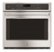 Front Zoom. Cafe Series 30" Built-In Single Electric Convection Wall Oven - Stainless steel.