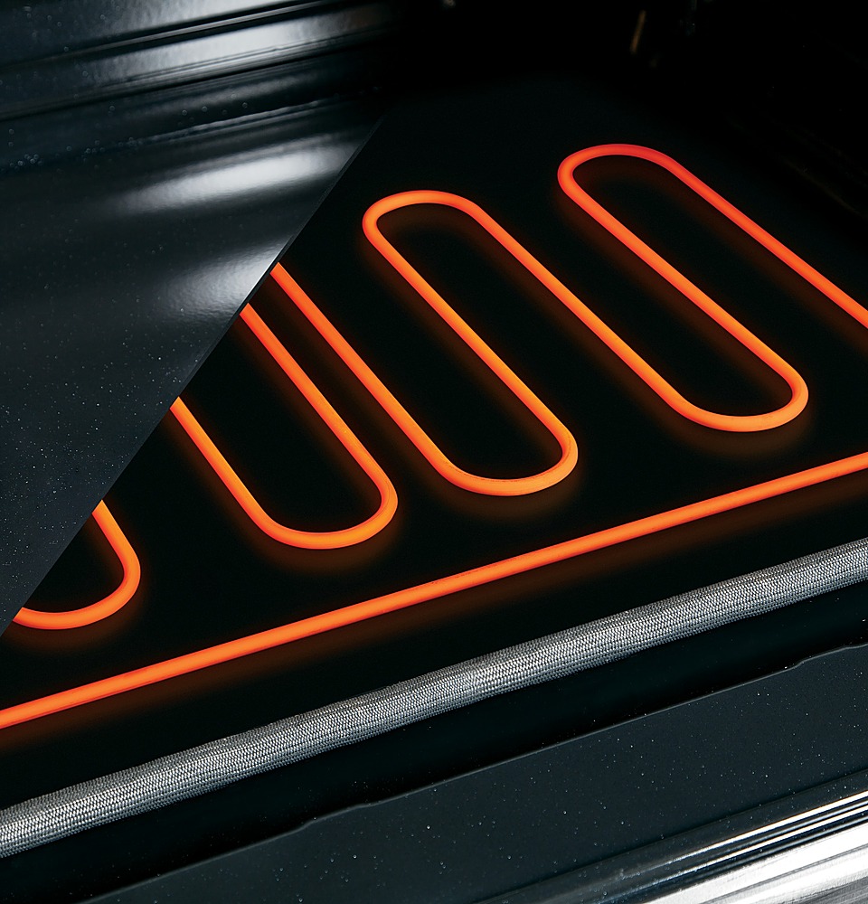 Alt View 15. GE - 27" Single Electric Wall Oven with Built-In Microwave - Stainless Steel.