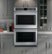 Alt View Zoom 11. Café - Cafe Series 30" Built-In Double Electric Convection Wall Oven - Stainless steel.