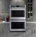 Alt View 11. Café - Cafe Series 30" Built-In Double Electric Convection Wall Oven.