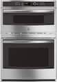 GE - 30" Single Electric Wall Oven with Built-In Microwave - Stainless Steel