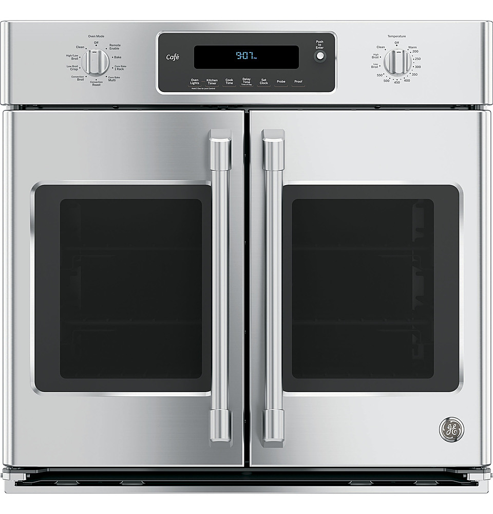 Café - 30" Built-In Single Electric Convection Wall Oven - Stainless steel