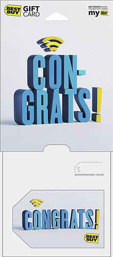  Best Buy - $15 Congratulations Gift Card