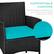 COMFORTABLE CUSHIONS
Weather-resistant polyester with plush filling provides ample support and comfort