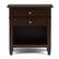 Left. Simpli Home - Carlton Bedside Table - Dark Tobacco Brown.