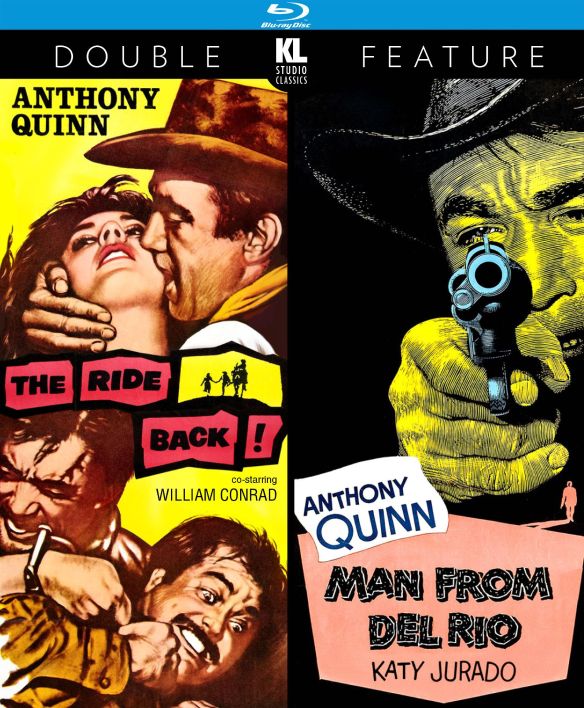Man from del Rio/Ride Back: Anthony Quinn Western Double Feature [Blu-ray]