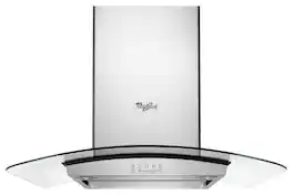 Whirlpool - 36 inches - Convertible - Island Range Hood - Stainless Steel