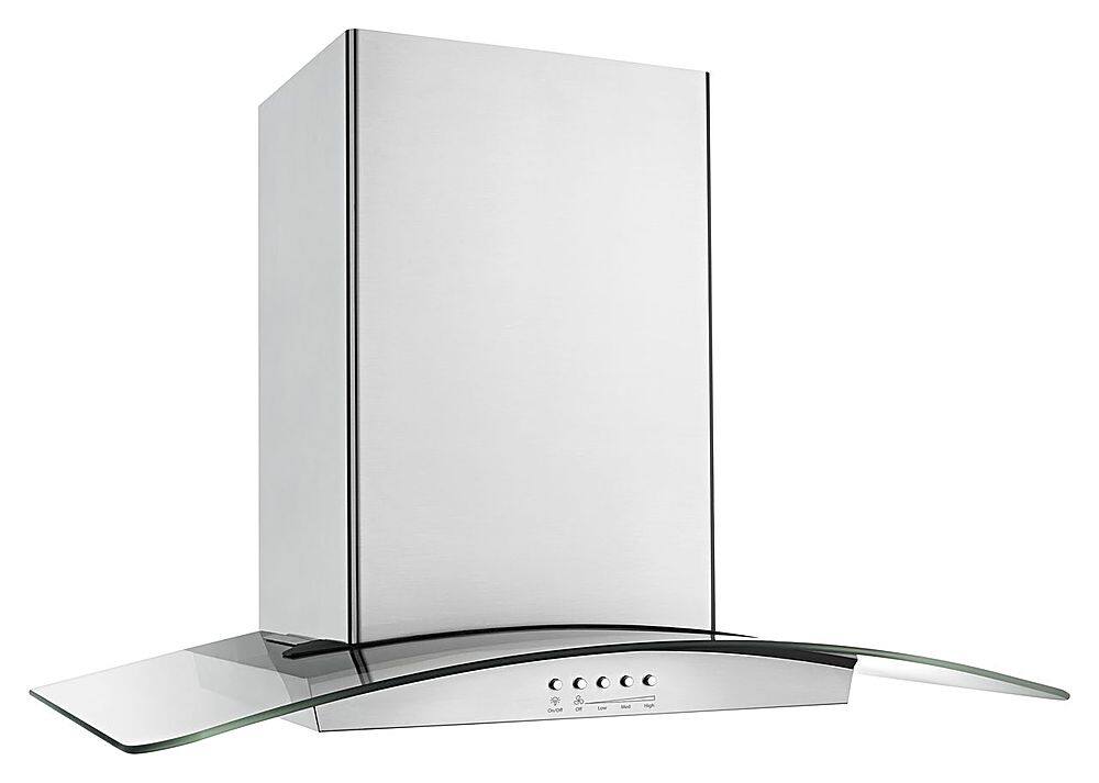 Alt View 12. Whirlpool - 36" Convertible Range Hood - Stainless steel.