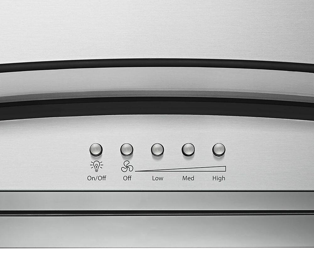 Alt View 15. Whirlpool - 36" Convertible Range Hood - Stainless steel.
