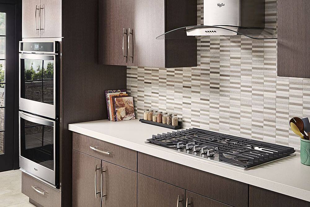 Alt View 16. Whirlpool - 36" Convertible Range Hood - Stainless steel.