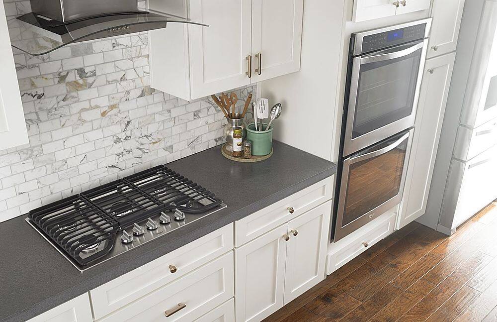 Alt View 18. Whirlpool - 36" Convertible Range Hood - Stainless steel.