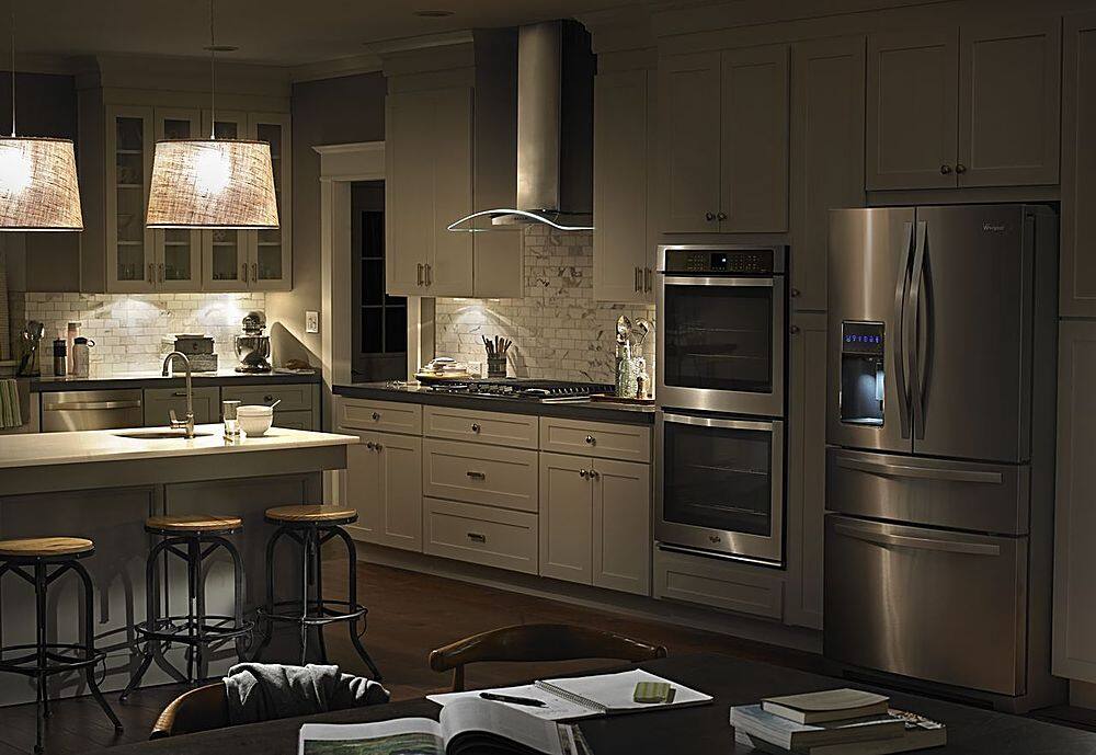 Alt View 18. Whirlpool - 30" Convertible Range Hood - Stainless steel.