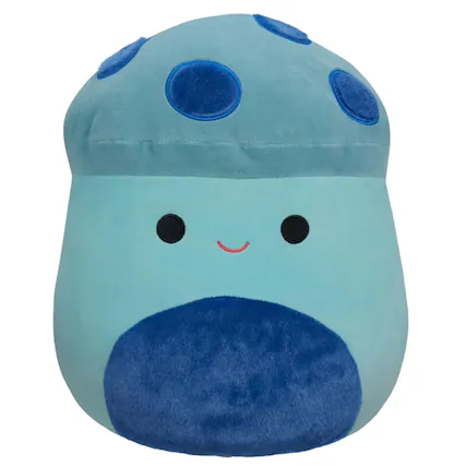 Front. Kellytoy - Squishmallow 12 Inch Plush | Ankur the Teal Mushroom - Teal.