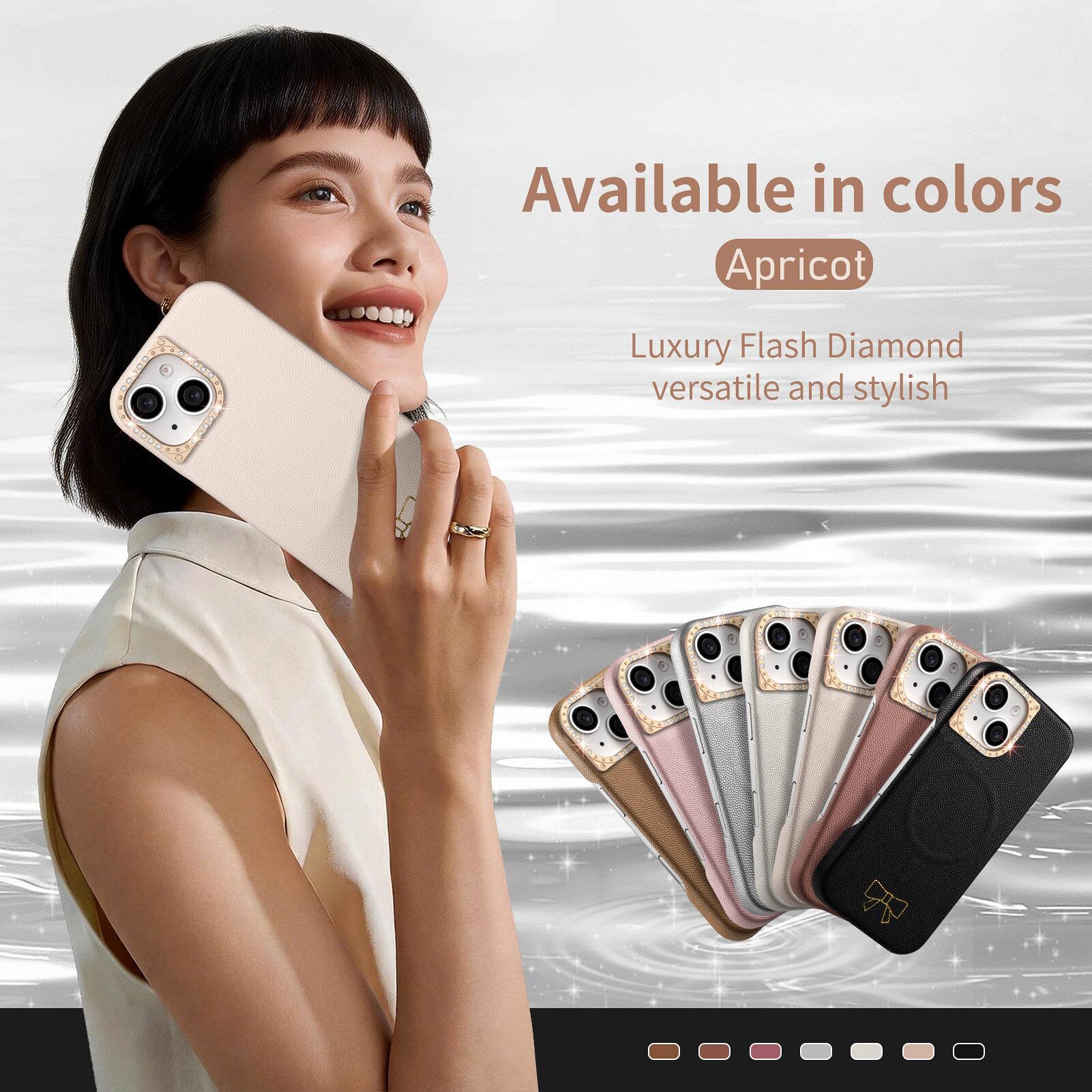 Available in colors Apricot  
Luxury Flash Diamond versatile and stylish