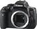 Front. Canon - EOS Rebel T6i DSLR Camera (Body Only) - Black.