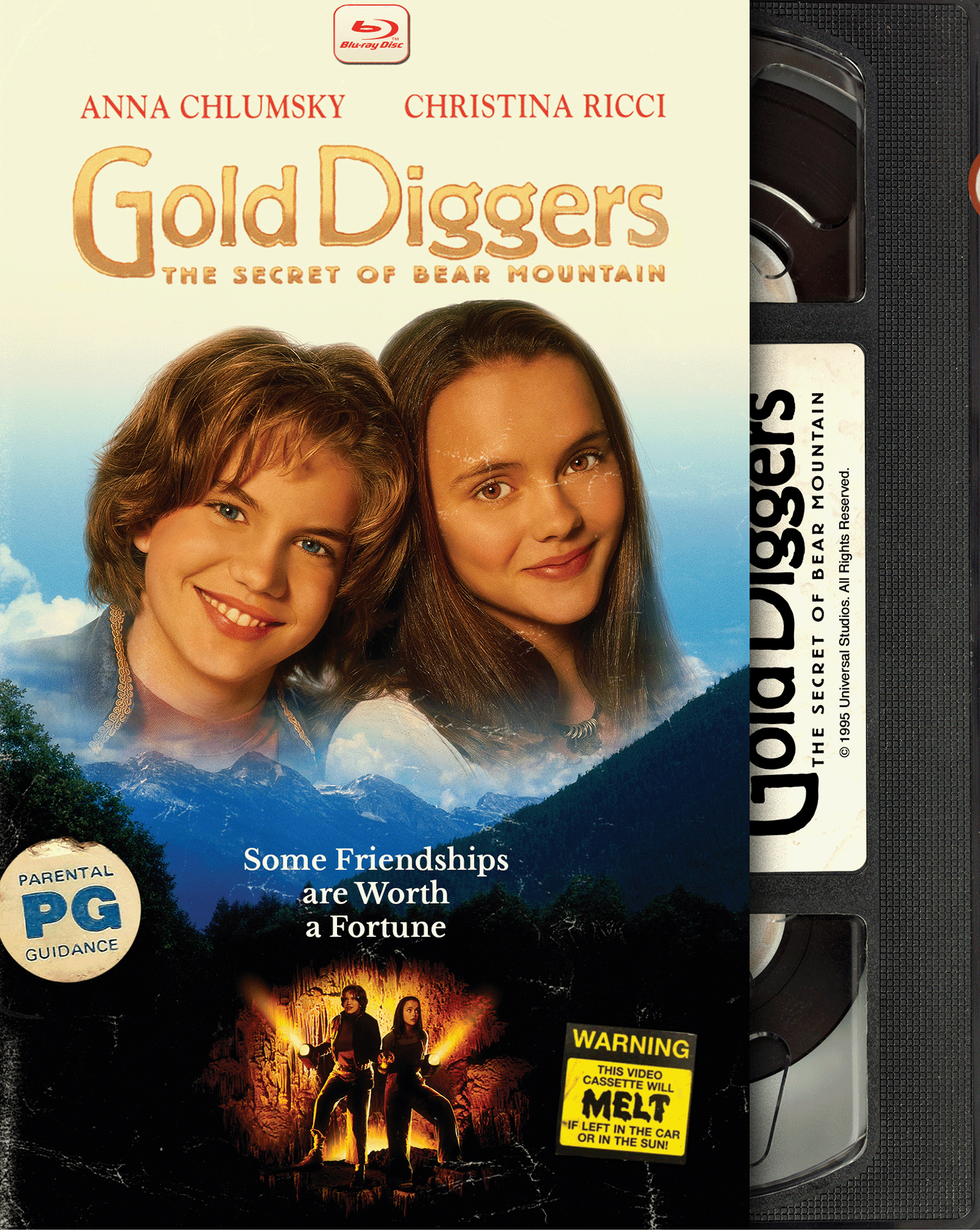 Gold Diggers: The Secret of Bear Mountain blu-ray label - DVD