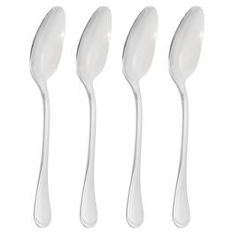 Gibson - Home Manchester 4 Piece Stainless Steel Teaspoon Set - Silver