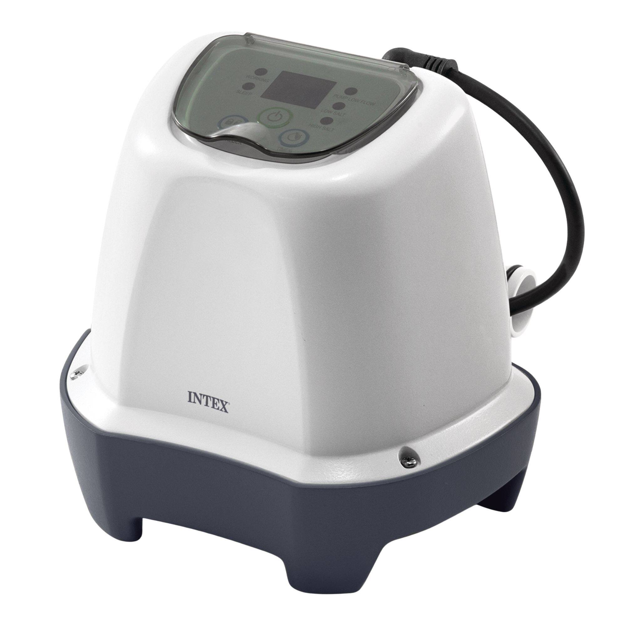 Intex - 26661EG Krystal Clear Pool Small and Sleek Saltwater System, 110-120V