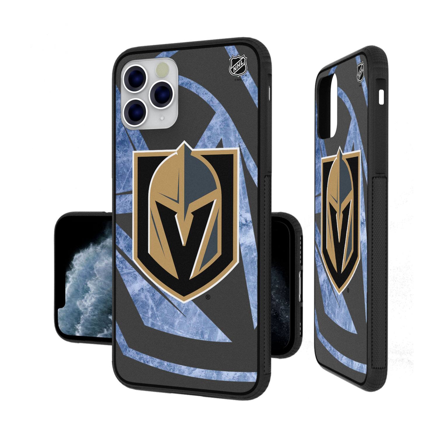 Alt View 3. Keyscaper - Vegas Golden Knights Bump Case with 8.2ft Drop Protection - 13 Pro Max - Multicolor.